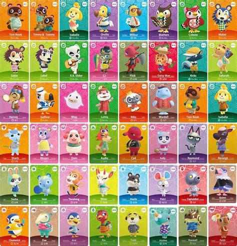 animal crossing new horizons amiibo cards nfc download|Animal Crossing amiibo cards list by series.